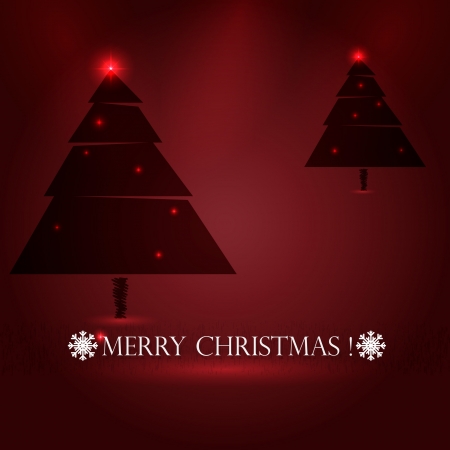 xmas trees のイラスト素材