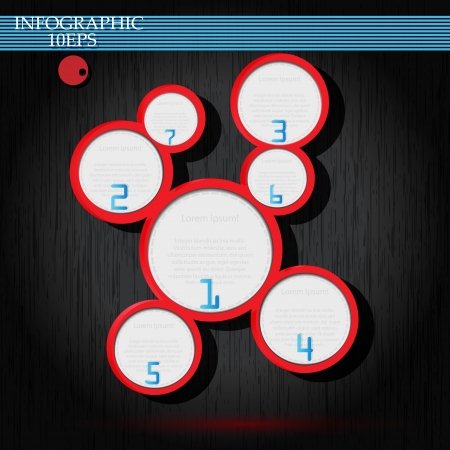 infographic template design  のイラスト素材