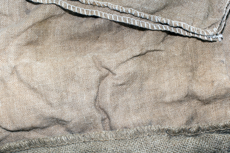 Old sack closeup texture - stock photo. Textureの写真素材