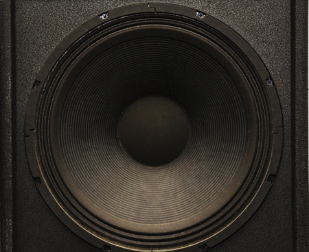 Frontal image audio speaker with undulating membraneの写真素材