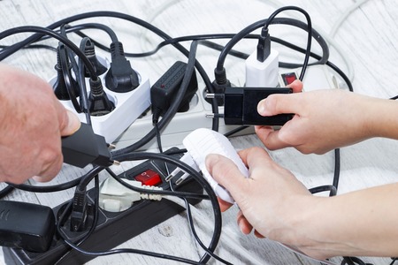 Lots of electrical outlets-enabled devices. Power saving.