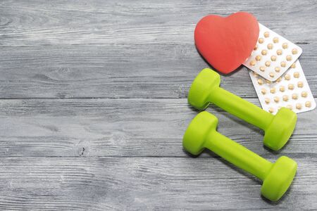 Physical exercise, healthy lifestyle, heart problems. Playing sport.の写真素材