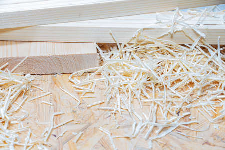 Wooden planks, lumber, industrial wood, timber. Material pine Board