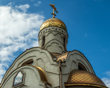 Temple in honor of the icon of the Mother of God.の写真素材