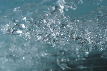 Freakish figures created by nature, freezing water. It is unique shape.
