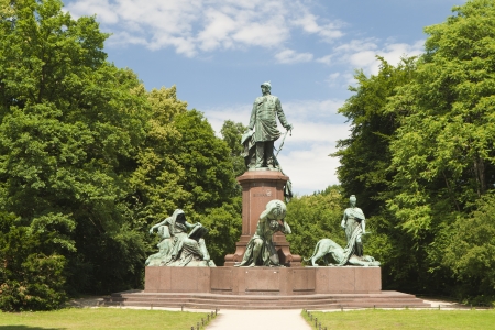 Statuary in Berlin with Chancellor Bismarckのeditorial素材