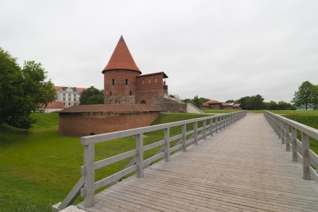 Old castle in Kaunas - Lithuaniaのeditorial素材
