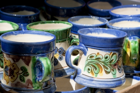 Ceramic mugsの写真素材