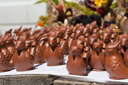 Whistles of birds ceramicの写真素材