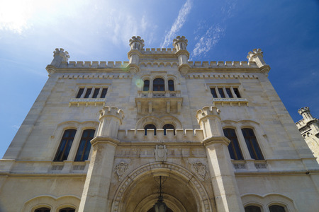 Miramare Castle - Front viewのeditorial素材