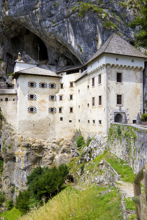 Predjama Castle at Predjamski Gradのeditorial素材