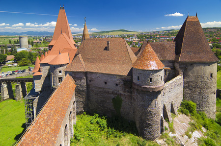 The Corvin castle in Transylvaniaのeditorial素材