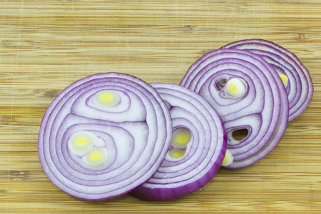 Red onionの写真素材