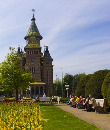 Timisoara Orthodox Cathedralのeditorial素材