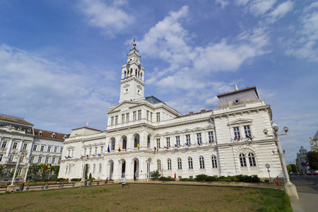 Town Hall Arad, lateral viewの写真素材