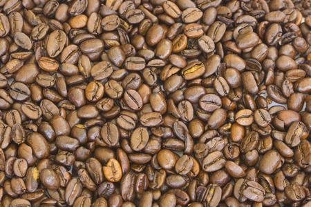 Coffee beans backgroundの写真素材