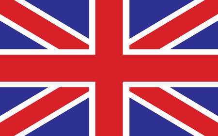Vector  illustration of the flag of the United Kingdomのイラスト素材