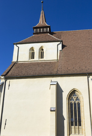 Gothic Church from the Hill, Sighisoara, Transylvania, Romaniaのeditorial素材