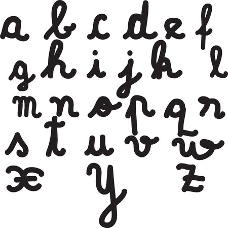  Alphabet- Letters of the alphabetのイラスト素材