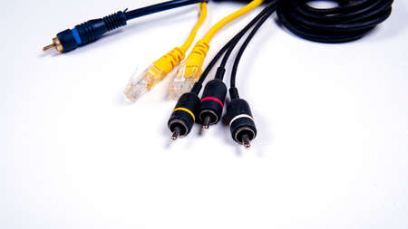 Different cables for connecting different connectors for connecting electronic boards, audio and...