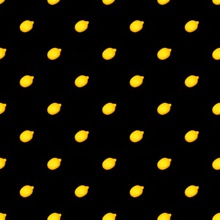 Natural lemons on a black background, Wallpaper, texture, pattern