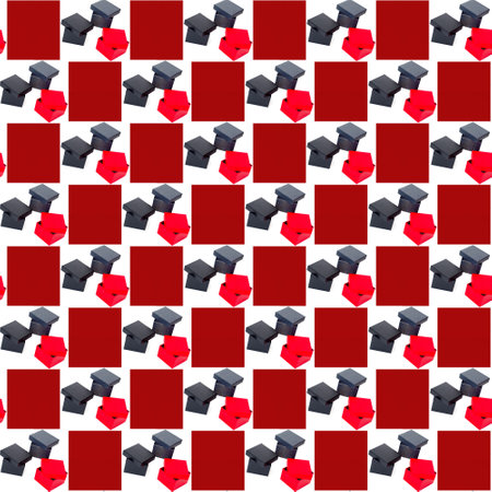 Pattern, gift boxes, red, black, gray, isolated on white-red background, texture, wallpaper,...