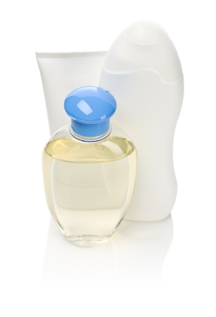 bottles and tube for cosmetologiの写真素材