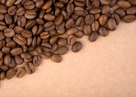 Coffee on a paperの写真素材