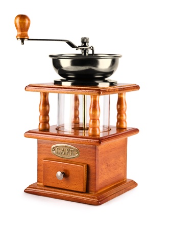 coffee grinder isolatedの写真素材