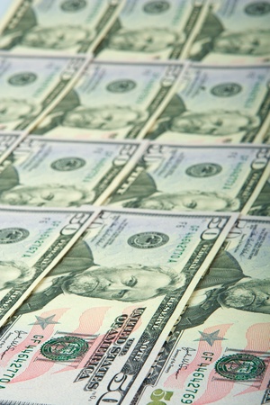 dollars close-upの写真素材