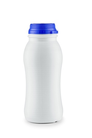 isolated white bottleの写真素材
