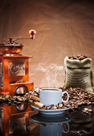 still life with coffee.tifの写真素材
