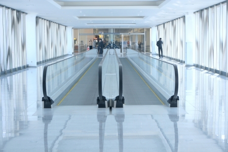 Airport escalatorのeditorial素材
