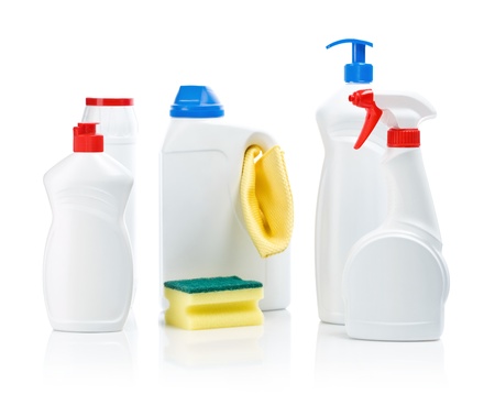 composition of cleaning accesoriesの写真素材