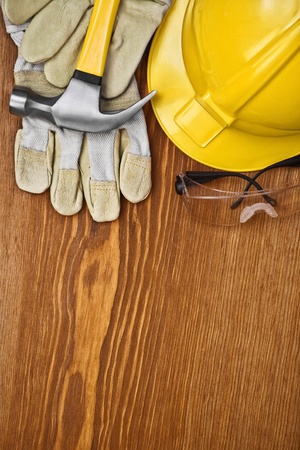 copu space background of construction toolsの写真素材