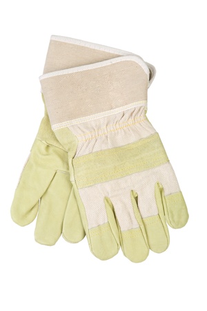 isolated working gloves