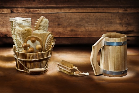 bath accessoriesの写真素材