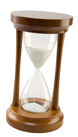 wood hourglassの写真素材