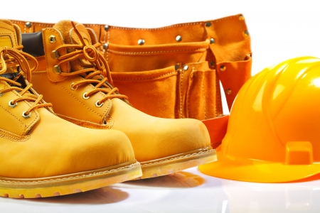 belt boots hardhatの写真素材