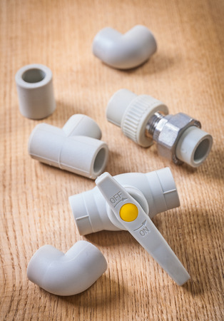 plastical plumbing fixturesの写真素材