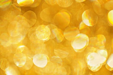 golden lights bokeh backgroundの写真素材