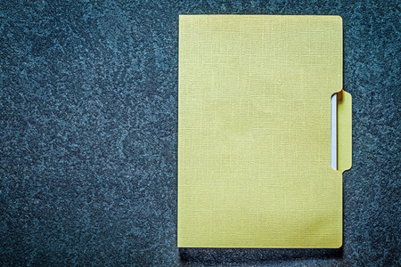 Office folder on black background.の写真素材
