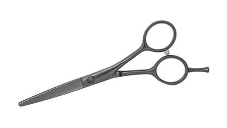 Professional Haircutting Scissors Isolated On White Backgroundの写真素材