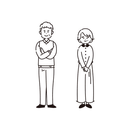 年配 老夫婦 全身の写真 イラスト素材一覧 458件 ストックフォトのamanaimages Plus