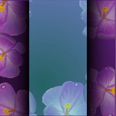 Invitation or wedding card with abstract floral background.のイラスト素材