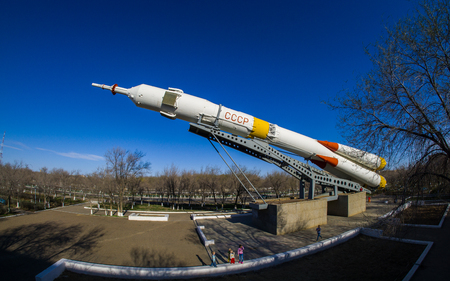 Baikonur Cosmodrome, Kyzylorda city, Kazakhstanのeditorial素材