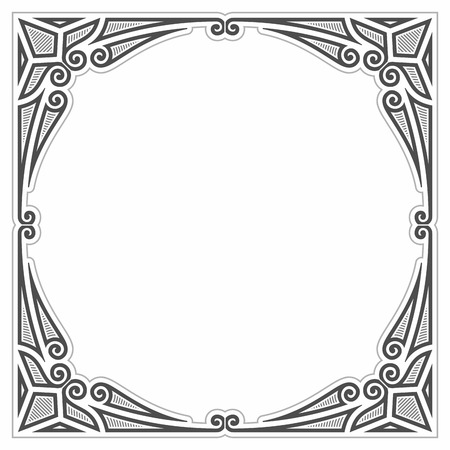 Decorative frameのイラスト素材