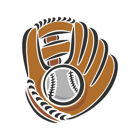 baseball gloveのイラスト素材