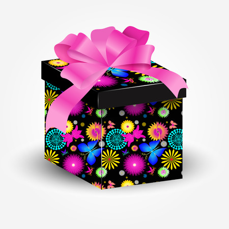 Gift with bowのイラスト素材