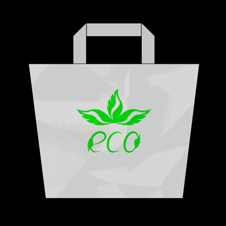 Paper eco bagのイラスト素材